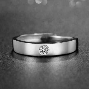 Moissanite Promise Ring